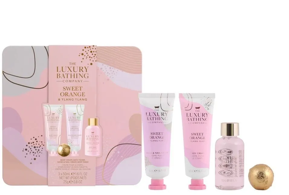 The Luxury Bathing Company Gift Set Sweet Orange & Ylang Ylang Nourishing Delights