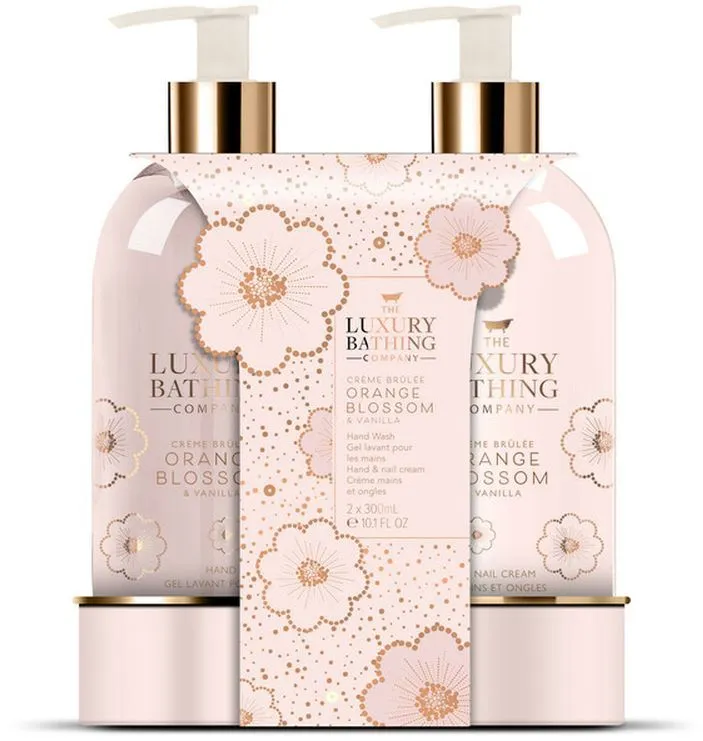 The Luxury Bathing Company Crème Brulèe, Orange Blossom & Vanilla Delightful Duo Gift Set