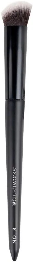 Brushworks Precise Angled Concealer Buffing Brush No.8