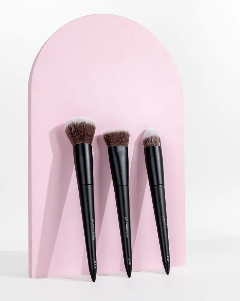 Brushworks Cream Contour & Blush Set (3pcs)