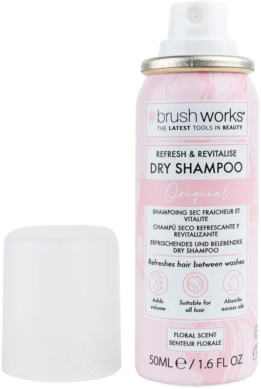 Brushworks Refresh & Revitalise Floral Dry Shampoo (50mL)