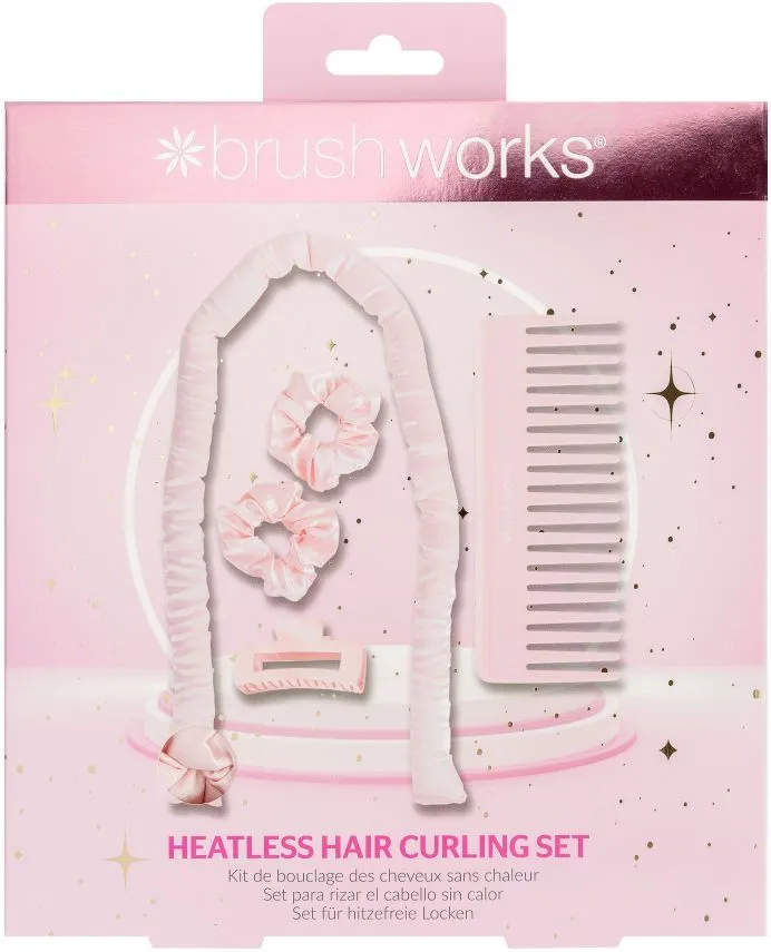Brushworks Heatless Hair Curling Set