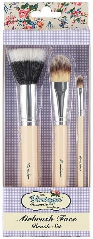 The Vintage Cosmetic Company Airbrush Make-Up Brush Set