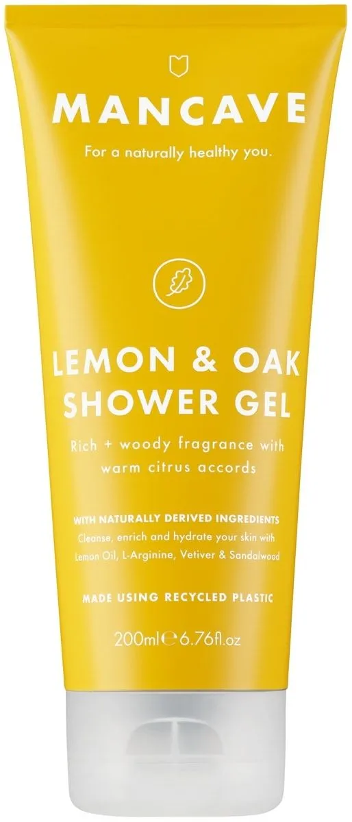 ManCave Lemon & Oak Shower Gel (200mL)