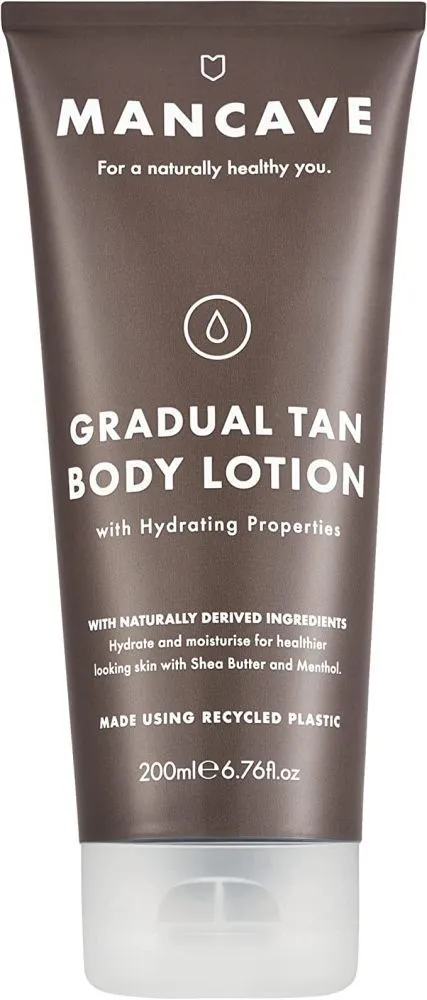 ManCave Healthy Skin Gradual Tan Body Lotion (200mL)