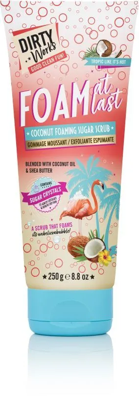 Dirty Works Foam At Last Coconut Foaming Sugar Scrub (250g)