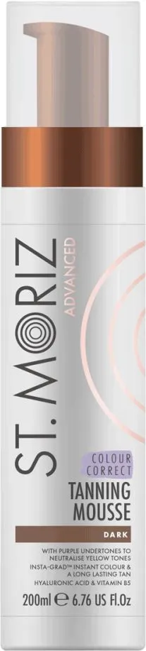 St. Moriz Advanced Colour Correct Tanning Mousse (200mL) Dark