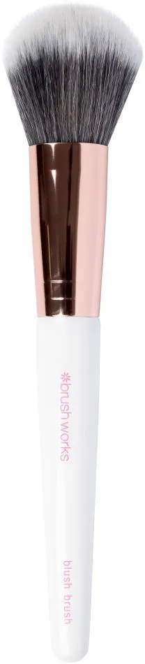 Brushworks White & Gold Blush Brush