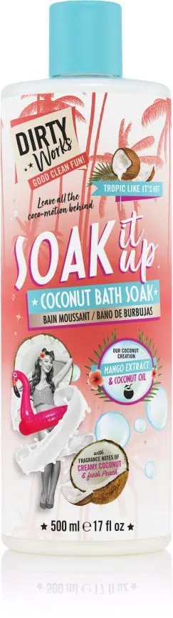Dirty Works Soak It Up Coconut Bath Soak (500mL)