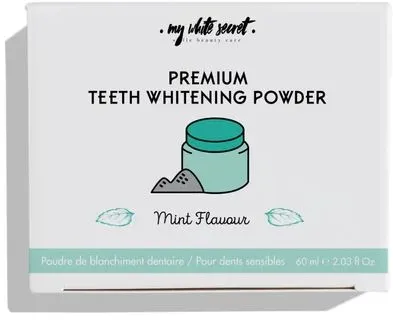 My White Secret Premium Teeth Whitening Powder Mint Flavour (30mL)