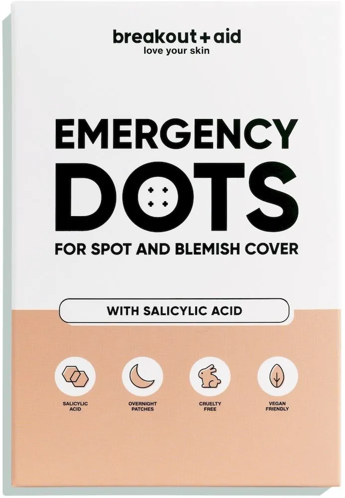 Breakout Aid Emergency Dots with Salicylic Acid (72pcs)