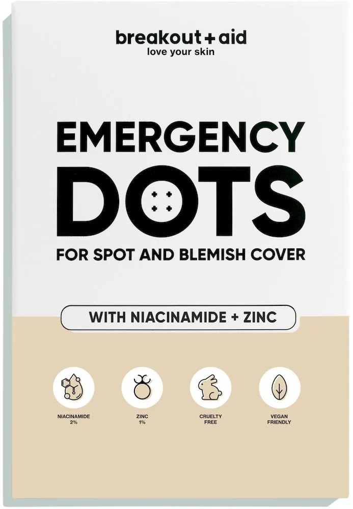 Breakout Aid Emergency Dots with Niacinamide & Zinc (72pcs)