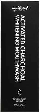 My White Activated Charcoal Whitening Mouthwash (250mL)