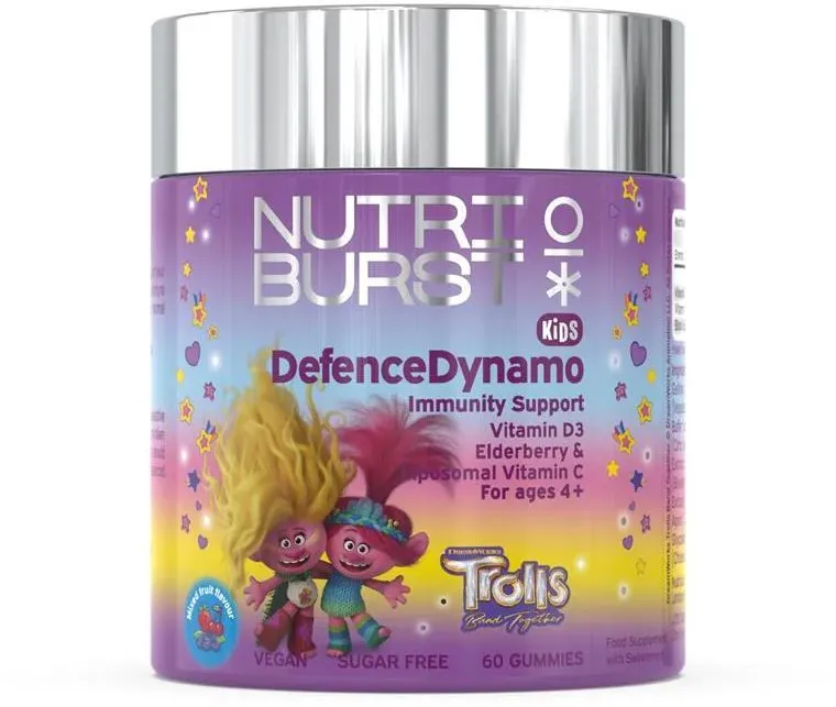 Nutriburst Food Supplement Trolls DefenceDynamo Immunity Support (60pcs)