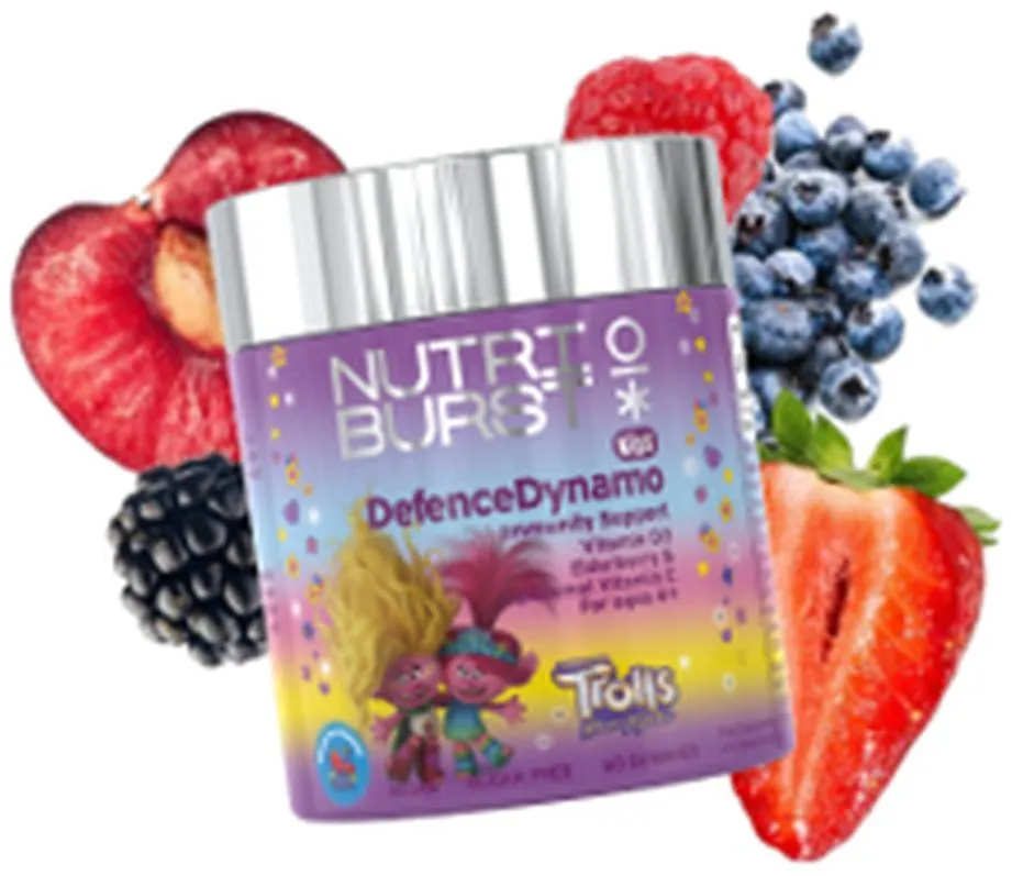 Nutriburst Food Supplement Trolls DefenceDynamo Immunity Support (60pcs)