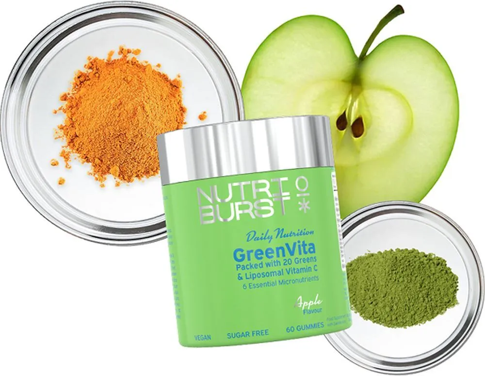 Nutriburst Food Supplement GreenVita (60pcs)