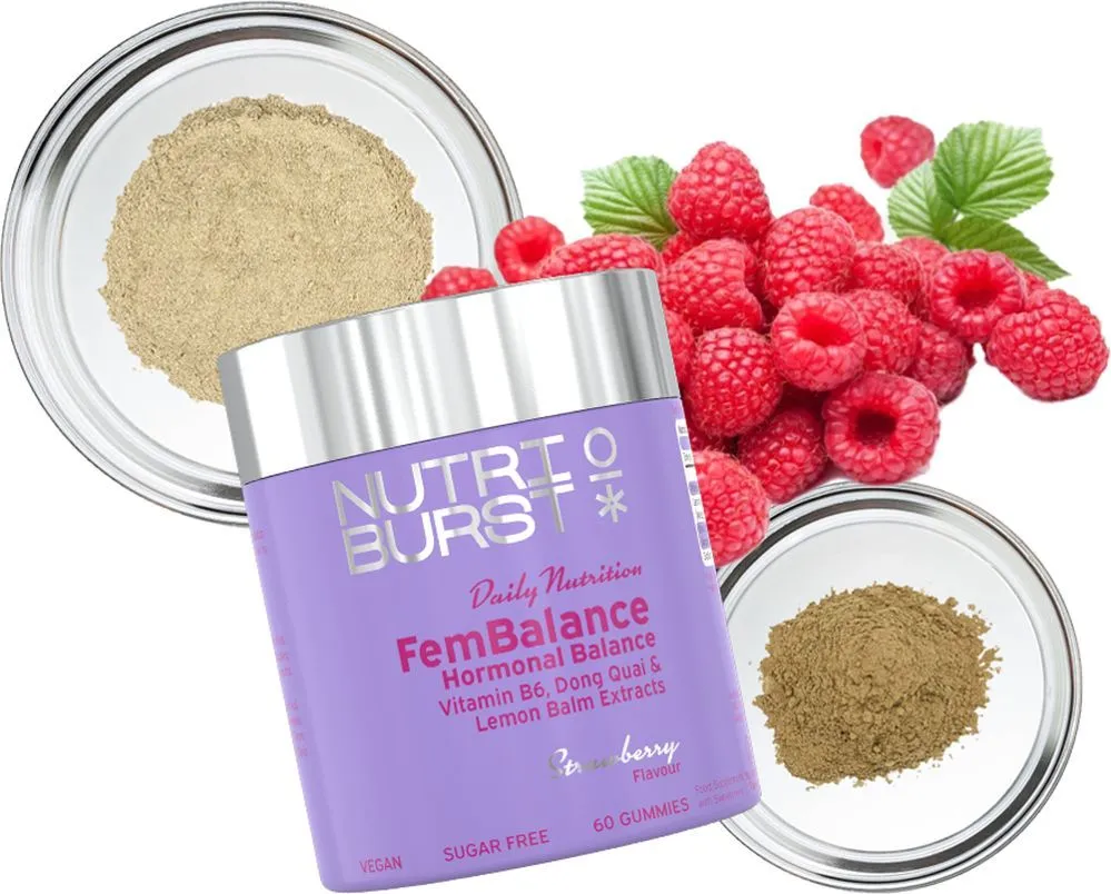 Nutriburst Food Supplement FemBalance Hormonal Balance (60pcs)