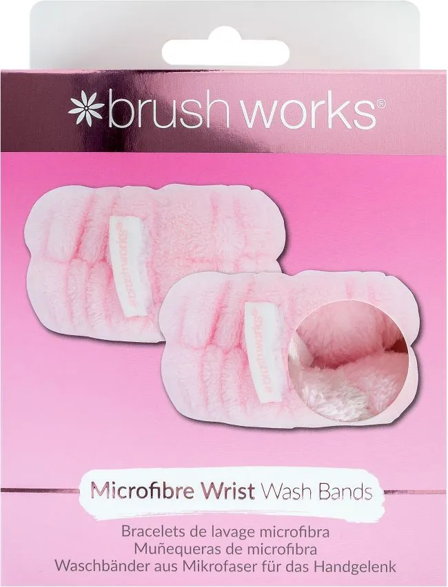 Brushworks Microfibre Wrist Wash Bands