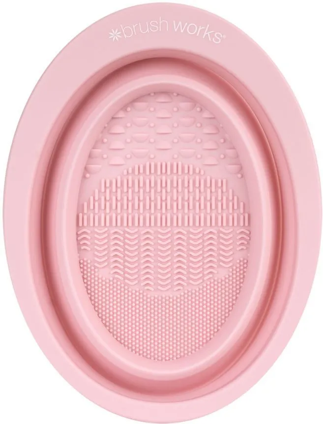 Brushworks Silicone Makeup Brush Cleaning Bowl