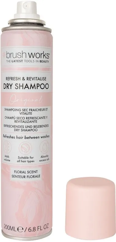Brushworks Refresh & Revitalise Floral Dry Shampoo (200mL)