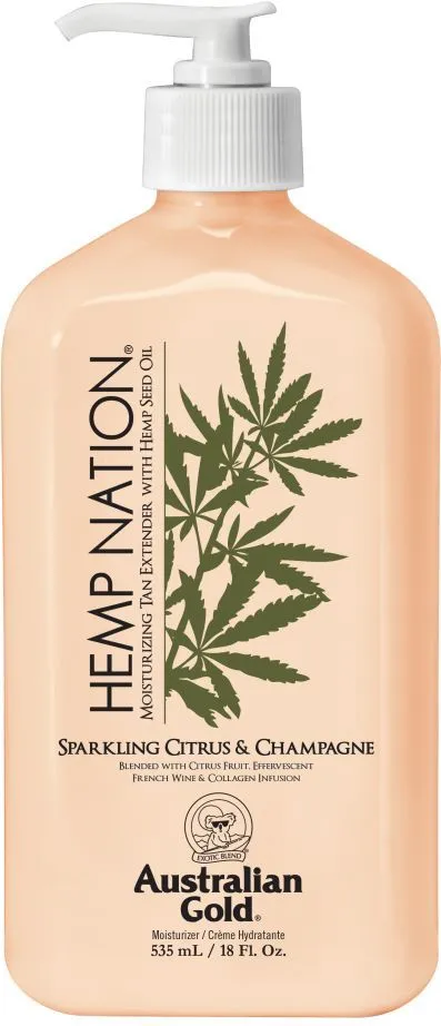 Australian Gold Hemp Nation Sparkling Citrus & Champange Tan Extender (535mL)