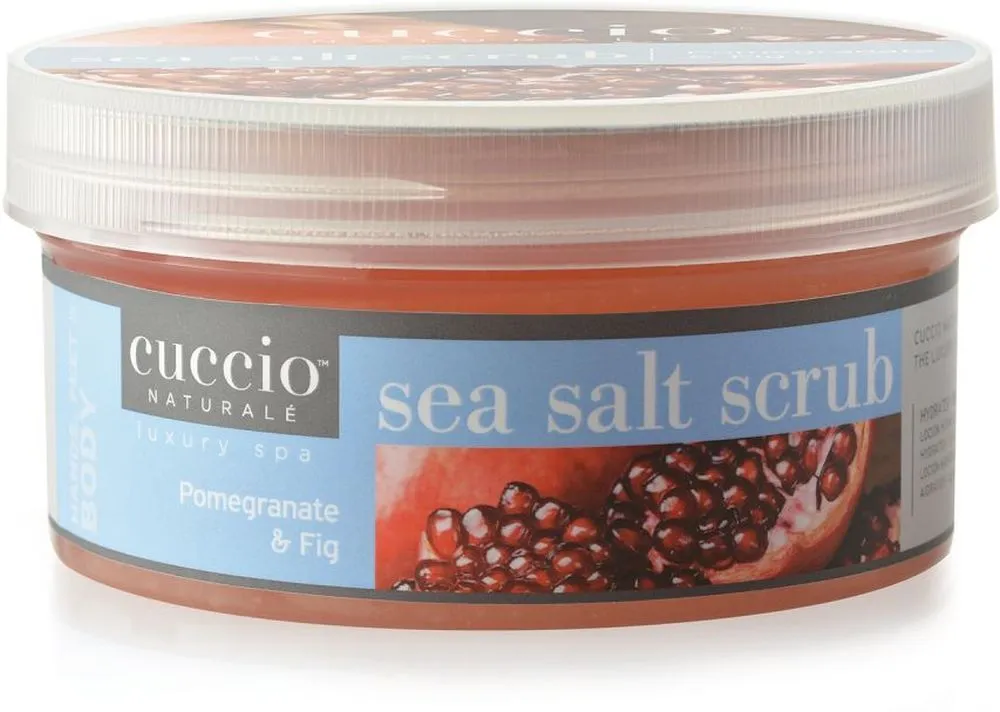 Cuccio Pomegranate & Fig Salt Scrub (226g)