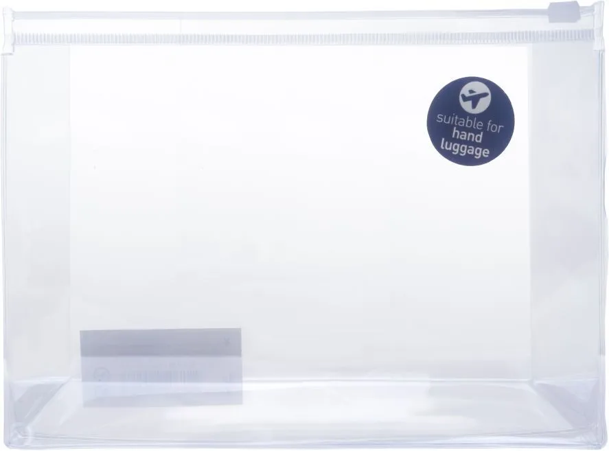 Casuelle PVC Zip Pouch Transparent