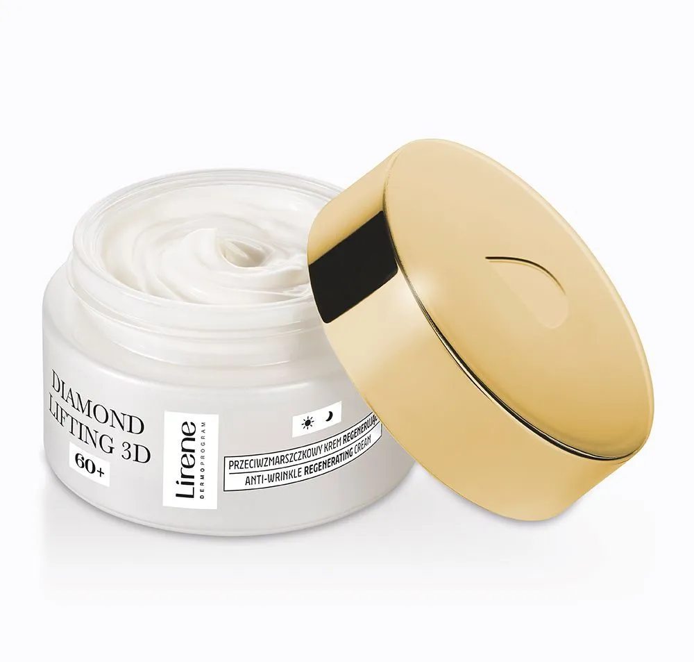 Lirene Diamond Lifting 3D Anti-Wrinkle Regenerating Day & Night Cream 60+ (50mL)