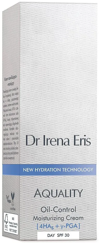 Dr Irena Eris Aquality Oil-Control Moisturizing Cream SPF30 (30mL)