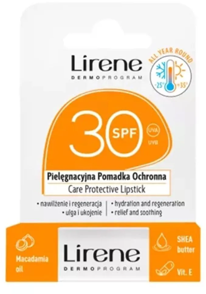 Lirene Care Protective Lipstick SPF30 (4.6g)