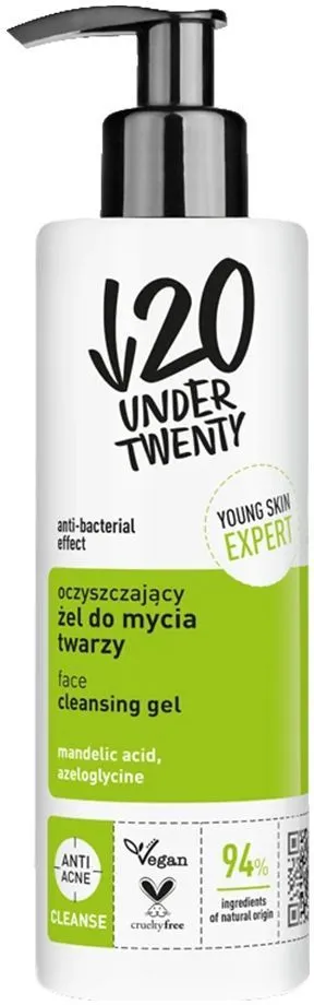 Lirene Under Twenty Face Cleansing Gel (190mL)