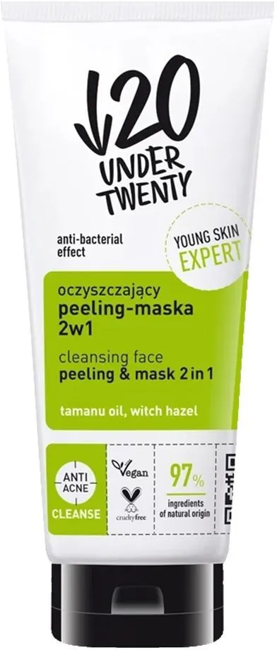 Lirene Under Twenty Cleansing Face 2in1 Peeling & Mask (100mL)