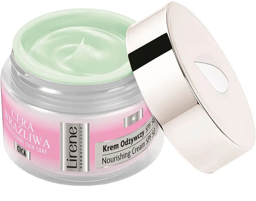 Lirene Sensitive Nourishing Cream SPF50 (50mL)