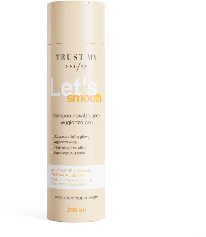 Trust My Sister Moisturizing & Smoothing Shampoo Medium Porosity Hair (250mL)