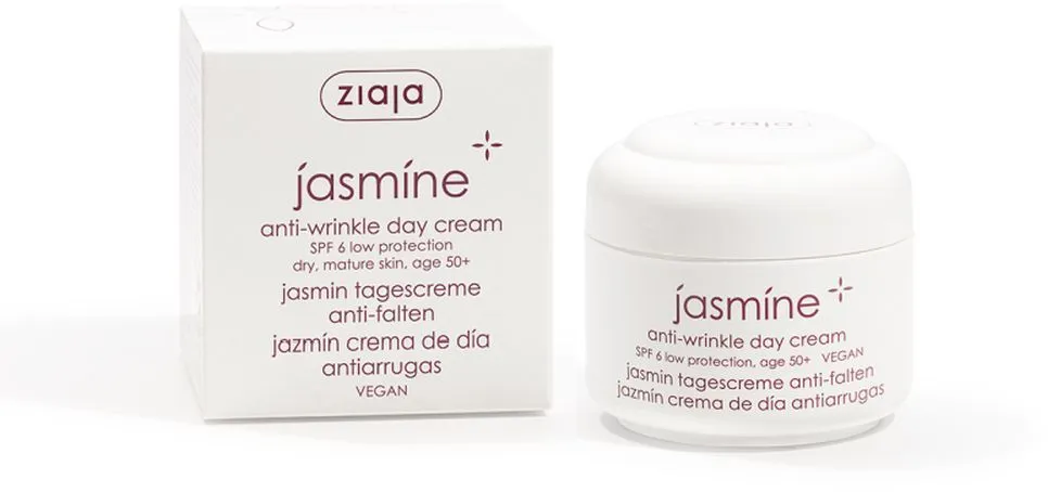 Ziaja Jasmine Anti-Wrinkle Day Cream SPF 6 50+ (50mL)