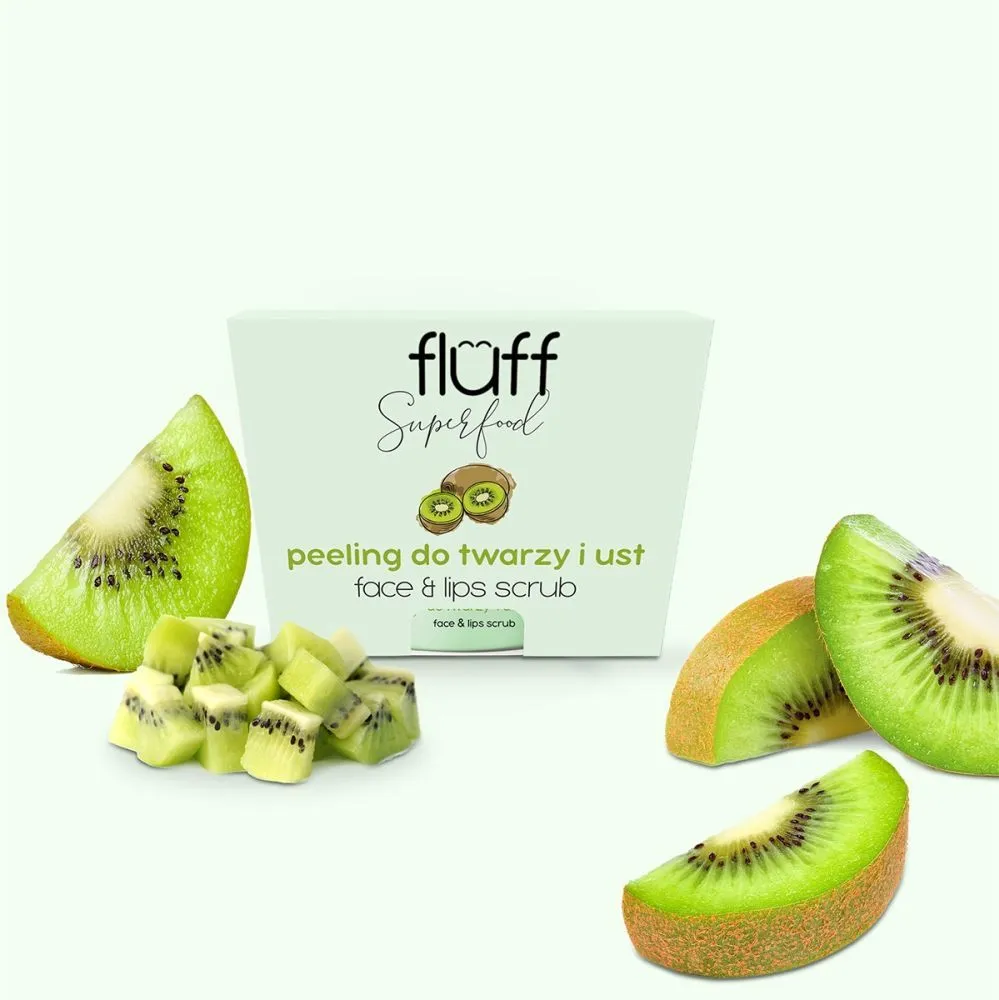 Fluff Face & Lips Scrub Kiwi (80g)
