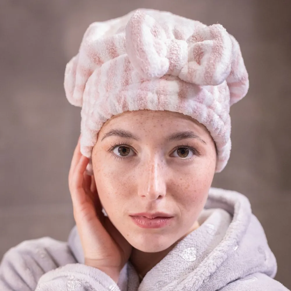 Trust My Sister Microfibre Hair Cap Pink