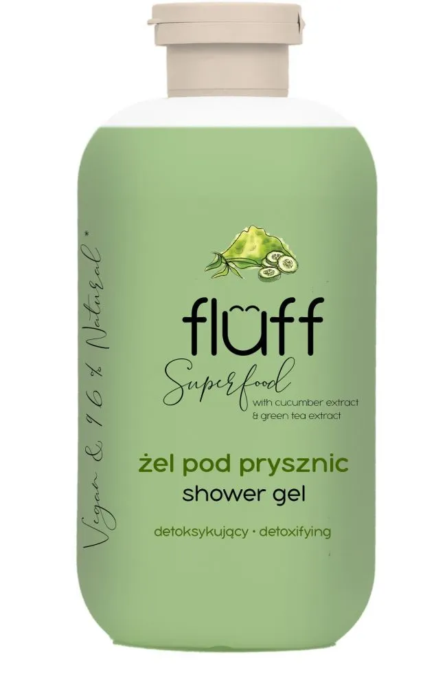 Fluff Shower Gel Cucumber & Green Tea (500mL)