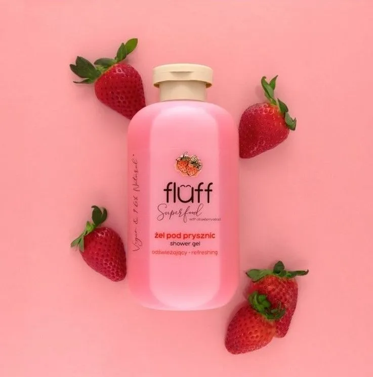 Fluff Shower Gel Strawberry (500mL)