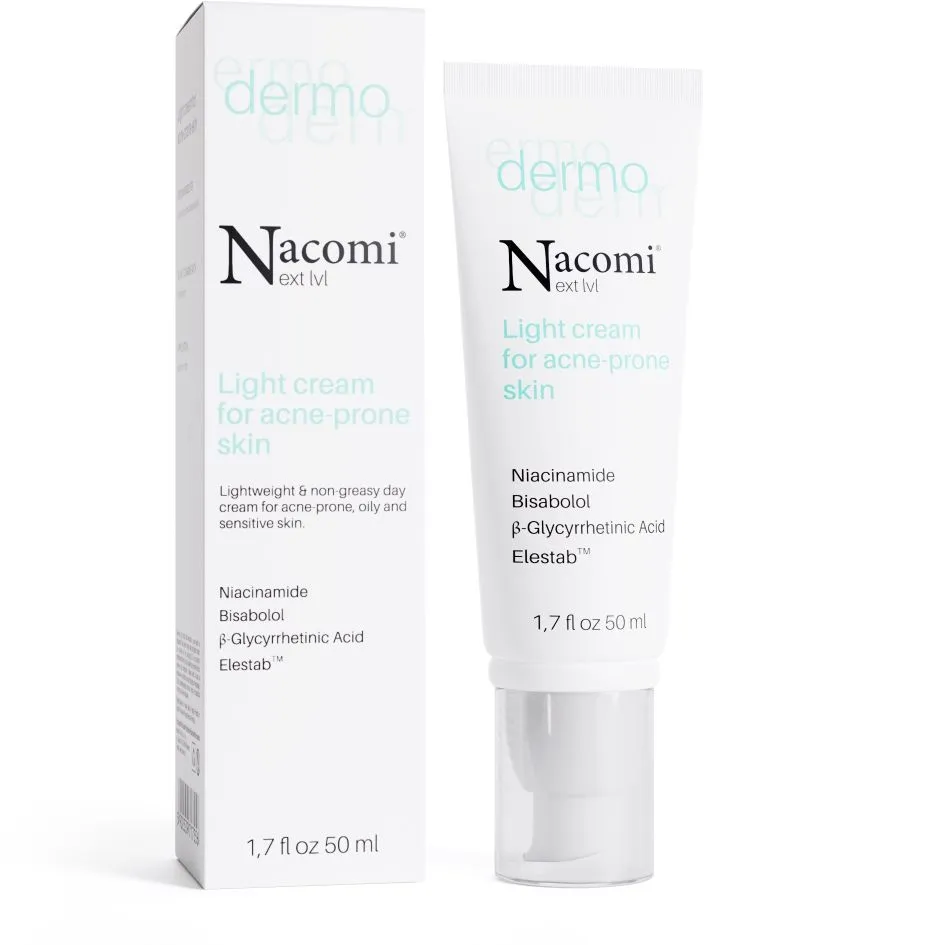 Nacomi Next Level Light Face Cream For Acne-Prone Skin (50mL)