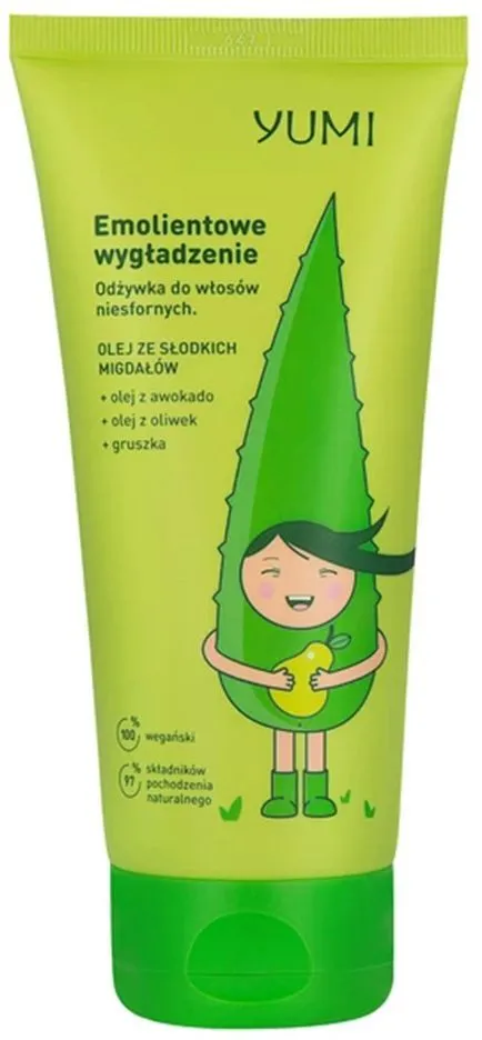 Yumi Emolient Smoothing Conditioner For Unruly Hair Aloe & Pear (200mL) 