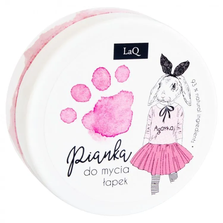 LaQ Natural Shower Gel Mousse For Children Pink (20g)