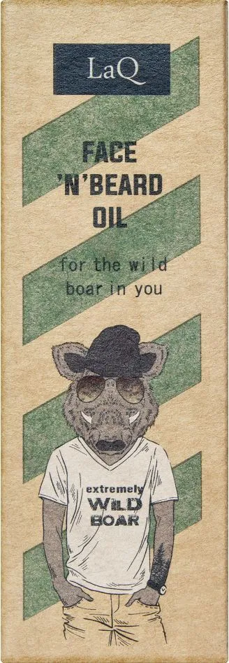 LaQ Wild Boar Face & Beard Oil (30mL)