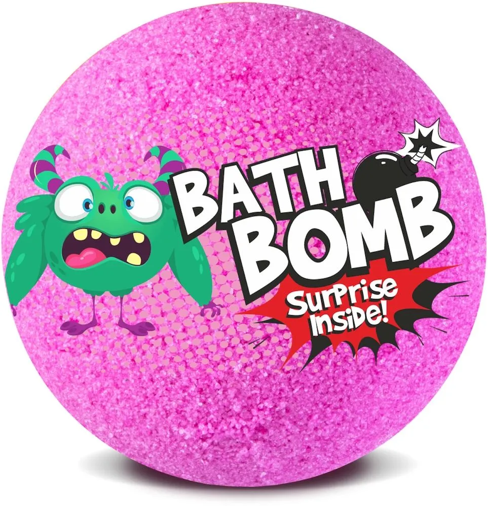 LaQ Bath Ball Bubbly With Surprise (120g) Pink