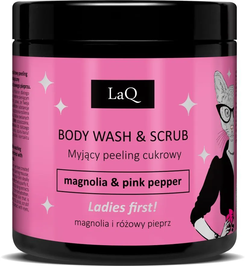 LaQ Magnolia & Pink Pepper Body Wash & Scrub (200g)