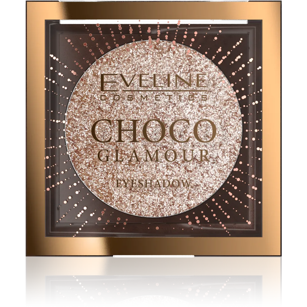 Eveline Cosmetics Choco Glamour Mono Eyeshadow N01 Moon Sparkle