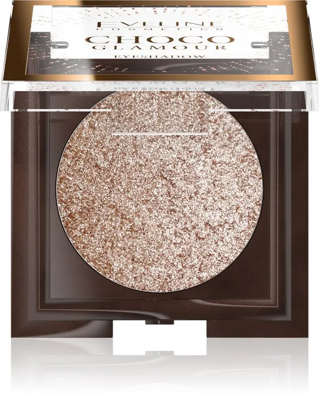 Eveline Cosmetics Choco Glamour Mono Eyeshadow N01 Moon Sparkle