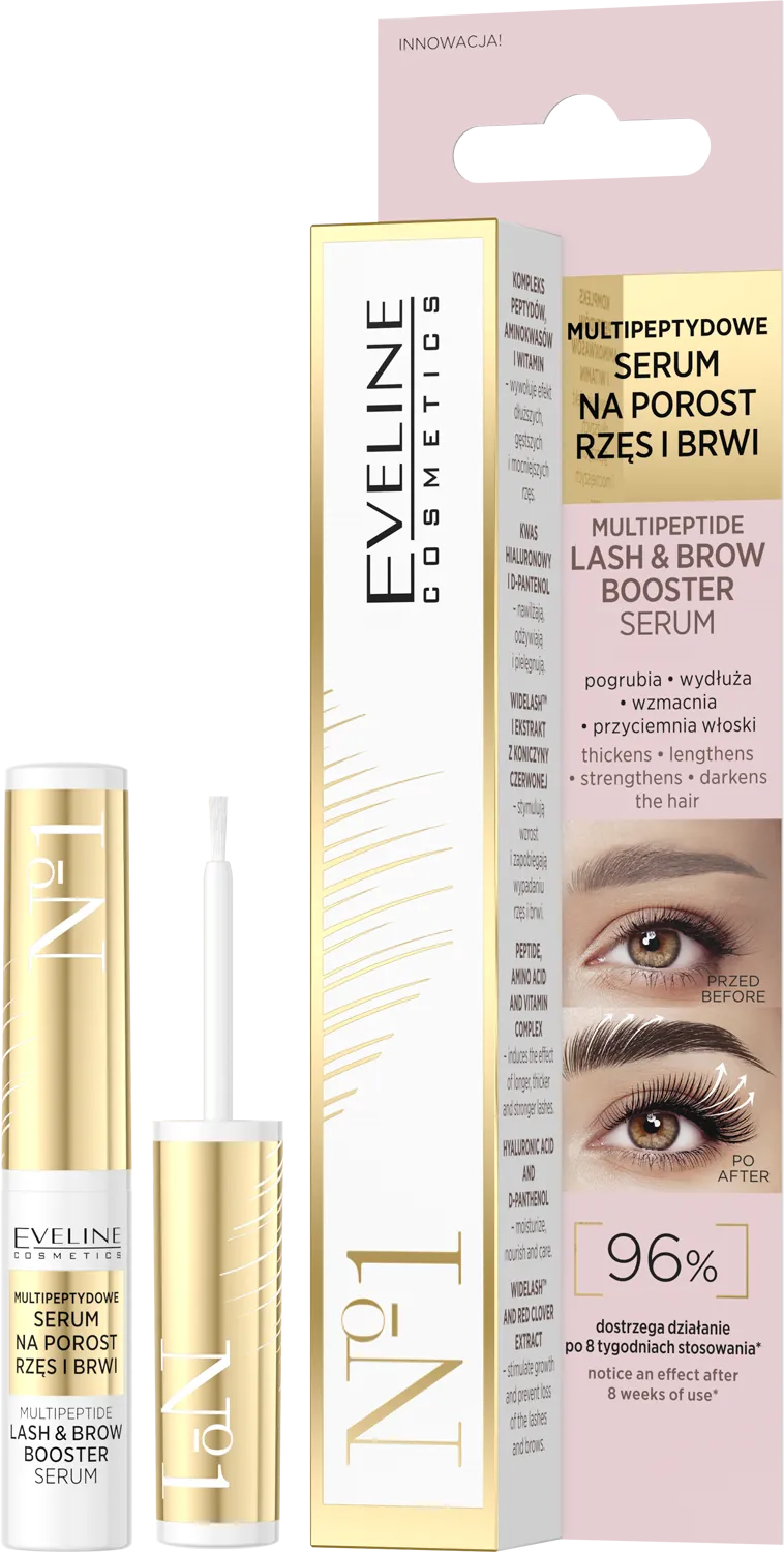 Eveline Cosmetics Multipeptide Lash & Brow Booster Serum (4mL)