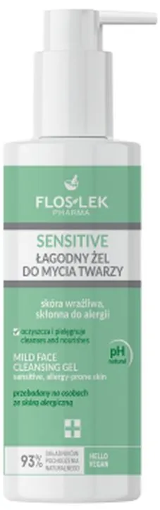 Floslek Sensitive Face Wash Gel (175mL)