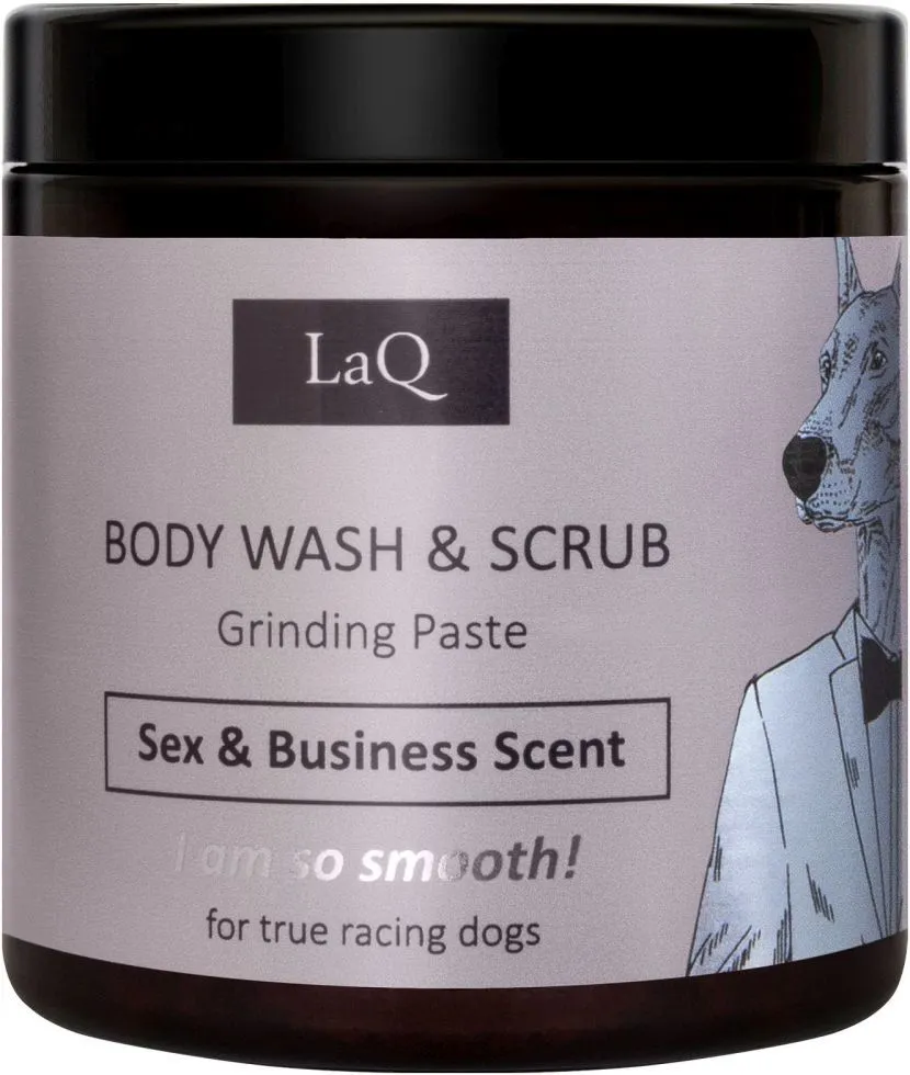 LaQ Sex & Business Body Wash & Scrub (220g)